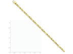 FJC Finejewelers 8.5 Inch 14k Yellow Gold 3.75mm Polished Byzantine Link Chain Bracelet
