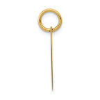 FJC Finejewelers 14k Yellow Gold Medium Polished Number 1 Charm