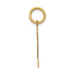 FJC Finejewelers 14k Yellow Gold Medium Polished Number 2 Charm
