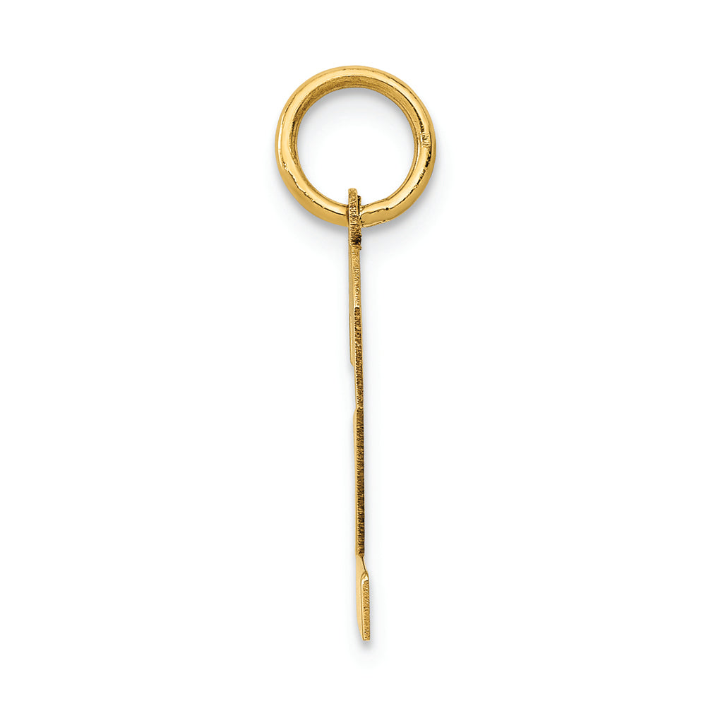 FJC Finejewelers 14k Yellow Gold Medium Polished Number 2 Charm