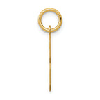 FJC Finejewelers 14k Yellow Gold Medium Polished Number 3 Charm
