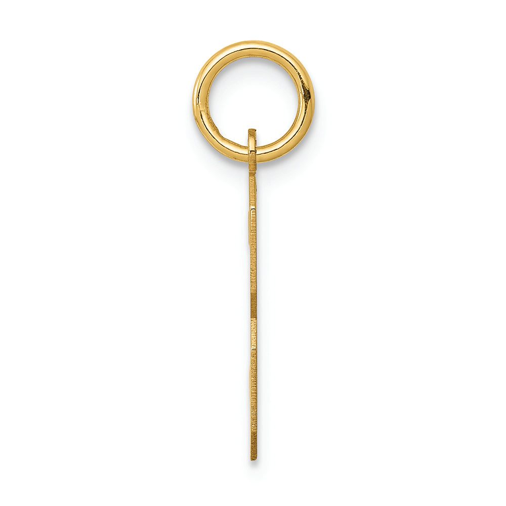 FJC Finejewelers 14k Yellow Gold Medium Polished Number 3 Charm