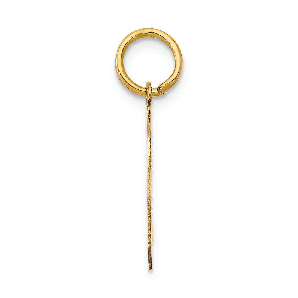 FJC Finejewelers 14k Yellow Gold Medium Polished Number 5 Charm