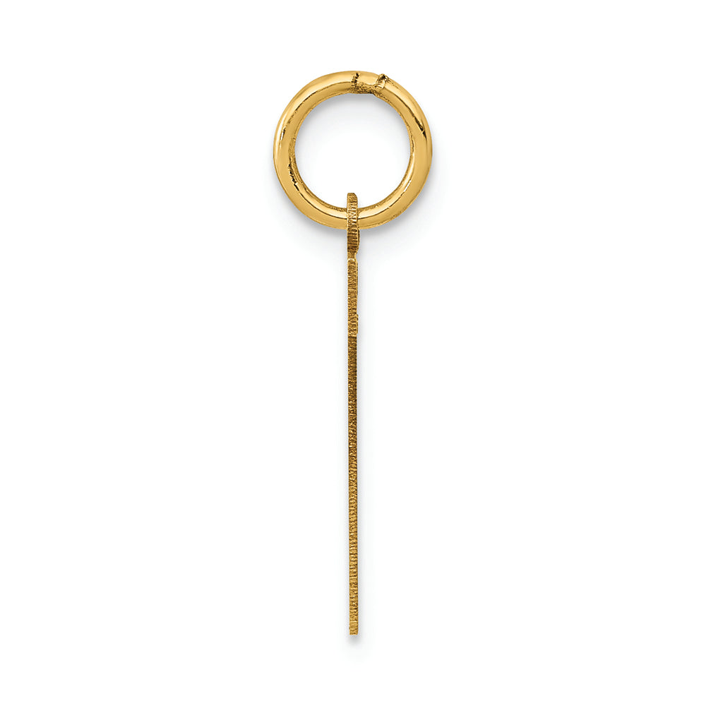 FJC Finejewelers 14k Yellow Gold Medium Polished Number 7 Charm