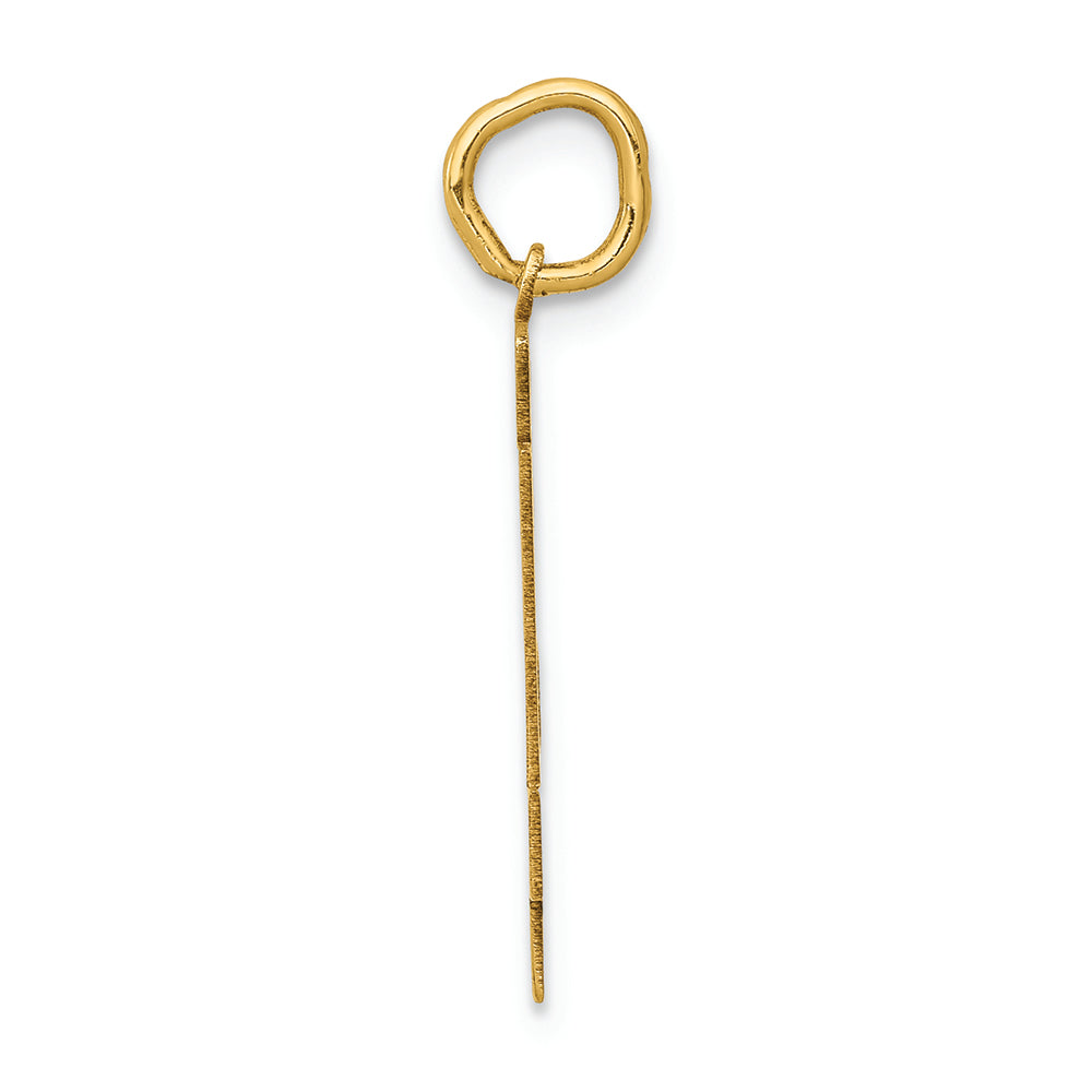 FJC Finejewelers 14k Yellow Gold Medium Polished Number 34 Charm