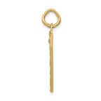 FJC Finejewelers 14k Yellow Gold Casted Large Bright Cut Number 7 Charm