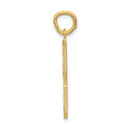 FJC Finejewelers 14k Yellow Gold Casted Large Bright Cut Number 8 Charm