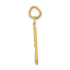 FJC Finejewelers 14k Yellow Gold Casted Large Bright Cut Number 9 Charm