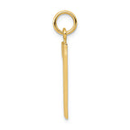 FJC Finejewelers 14k Yellow Gold Casted Large Polished Number 1 Charm