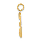 FJC Finejewelers 14k Yellow Gold Casted Large Polished Number 3 Charm