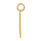 FJC Finejewelers 14k Yellow Gold Casted Large Polished Number 4 Charm