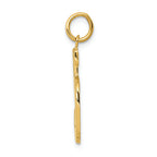 FJC Finejewelers 14k Yellow Gold Casted Large Polished Number 5 Charm