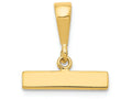 FJC Finejewelers 14k Yellow Gold Casted Large Polished Top Charm