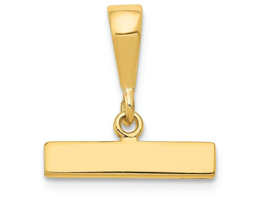 FJC Finejewelers 14k Yellow Gold Casted Large Polished Top Charm