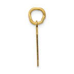 FJC Finejewelers 14k Yellow Gold Small Polished Number 0 Charm