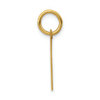 FJC Finejewelers 14k Yellow Gold Small Polished Number 1 Charm