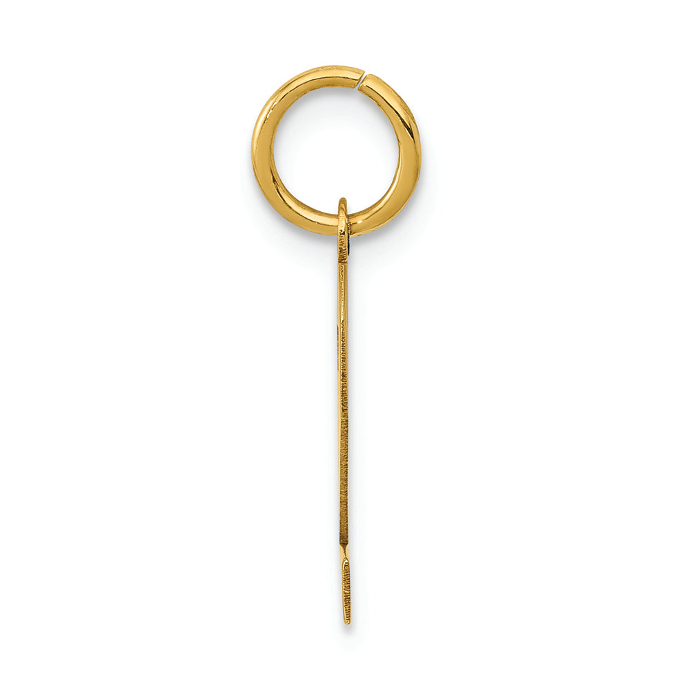 FJC Finejewelers 14k Yellow Gold Small Polished Number 2 Charm