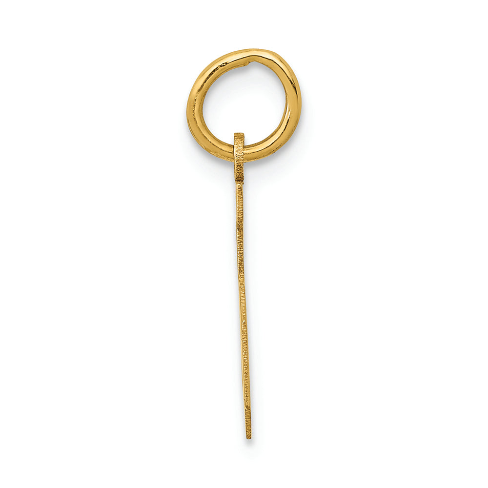 FJC Finejewelers 14k Yellow Gold Small Polished Number 5 Charm