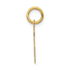 FJC Finejewelers 14k Yellow Gold Small Polished Number 6 Charm
