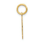 FJC Finejewelers 14k Yellow Gold Small Polished Number 8 Charm