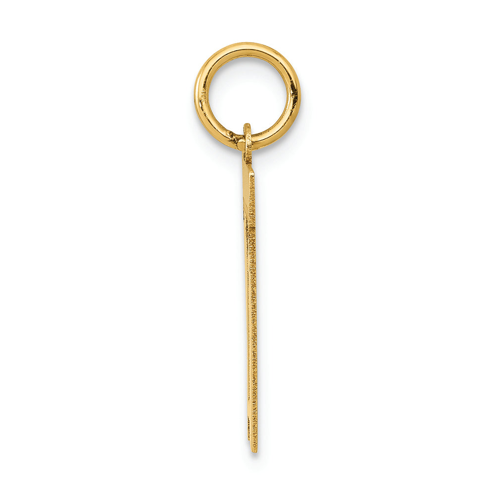 FJC Finejewelers 14k Yellow Gold Small Polished Number 11 Charm