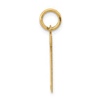 FJC Finejewelers 14k Yellow Gold Small Polished Number 11 Charm