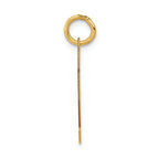 FJC Finejewelers 14k Yellow Gold Small Polished Number 12 Charm