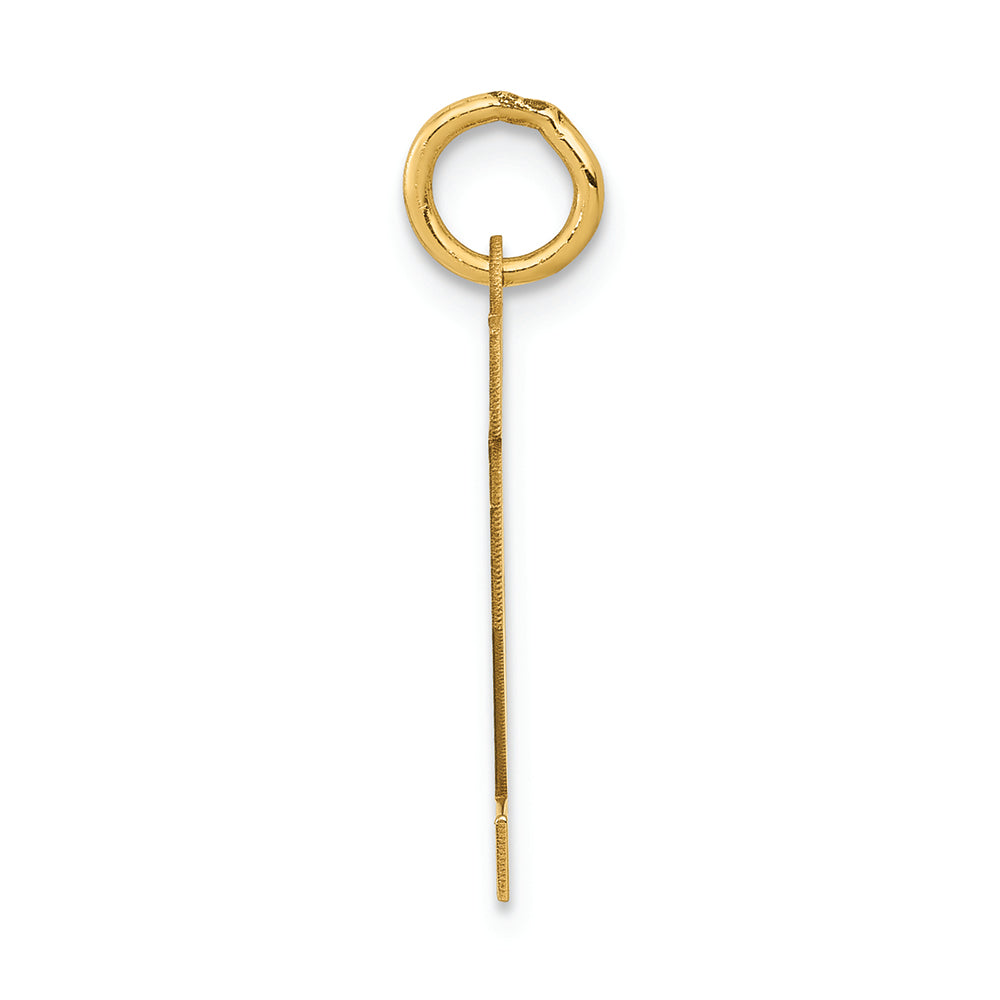 FJC Finejewelers 14k Yellow Gold Small Polished Number 12 Charm