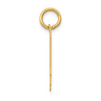 FJC Finejewelers 14k Yellow Gold Small Polished Number 14 Charm