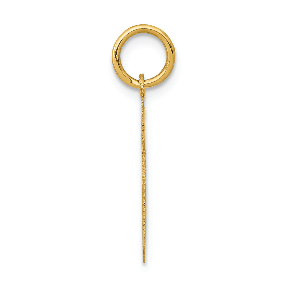 FJC Finejewelers 14k Yellow Gold Small Polished Number 15 Charm