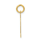 FJC Finejewelers 14k Yellow Gold Small Polished Number 22 Charm
