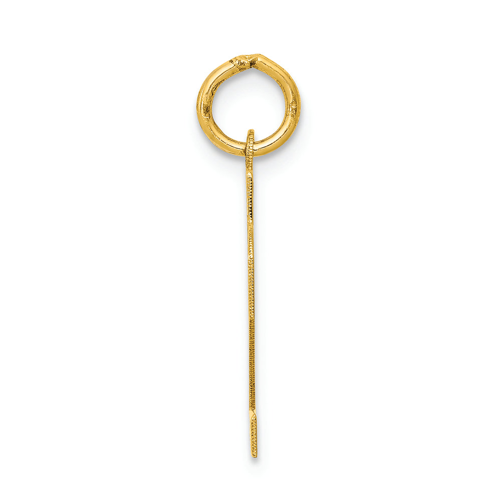 FJC Finejewelers 14k Yellow Gold Small Polished Number 22 Charm