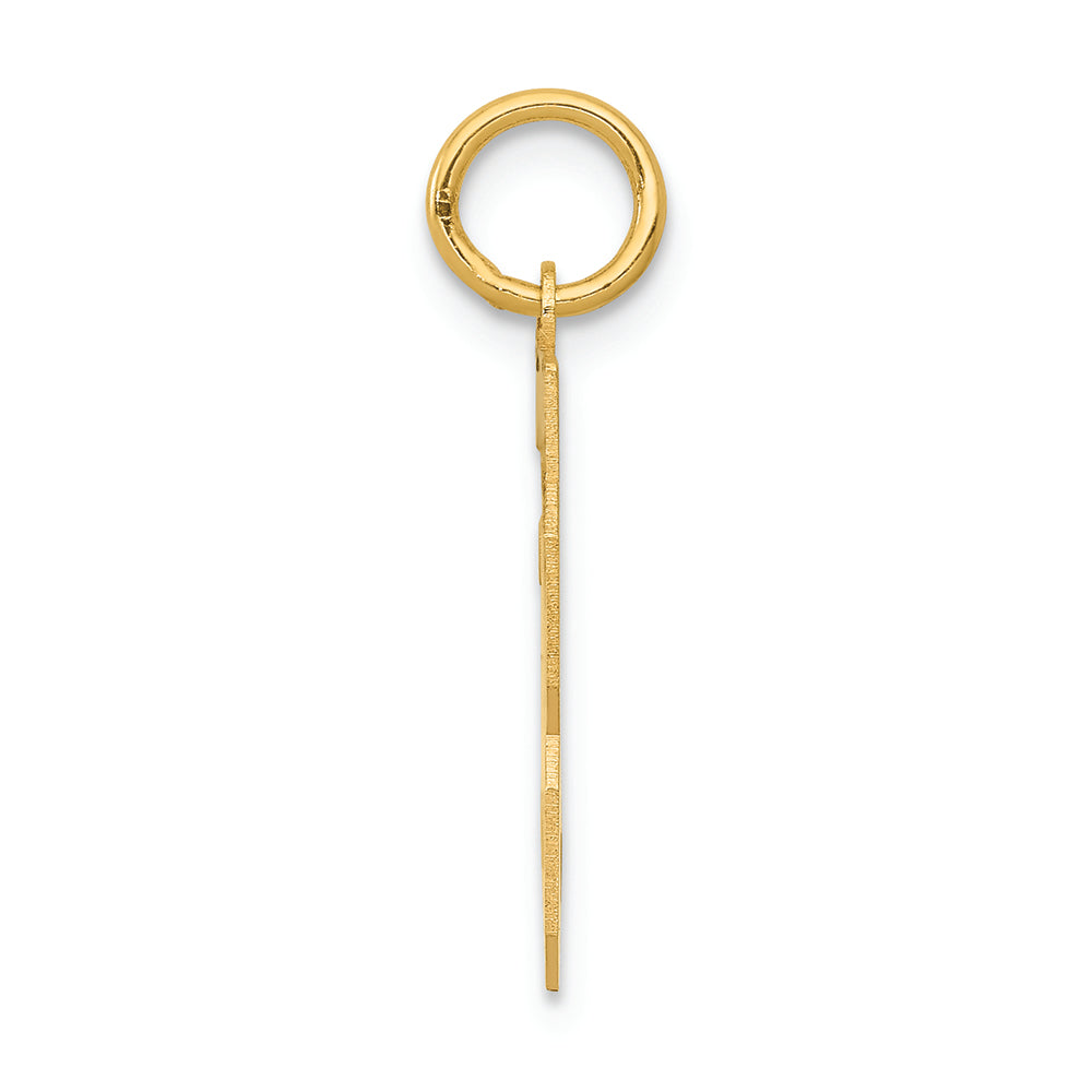 FJC Finejewelers 14k Yellow Gold Small Polished Number 33 Charm