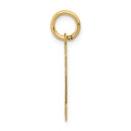 FJC Finejewelers 14k Yellow Gold Medium Satin Number 2 Charm