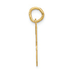 FJC Finejewelers 14k Yellow Gold Medium Satin Number 3 Charm