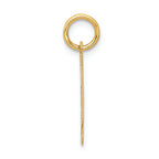 FJC Finejewelers 14k Yellow Gold Medium Satin Number 4 Charm