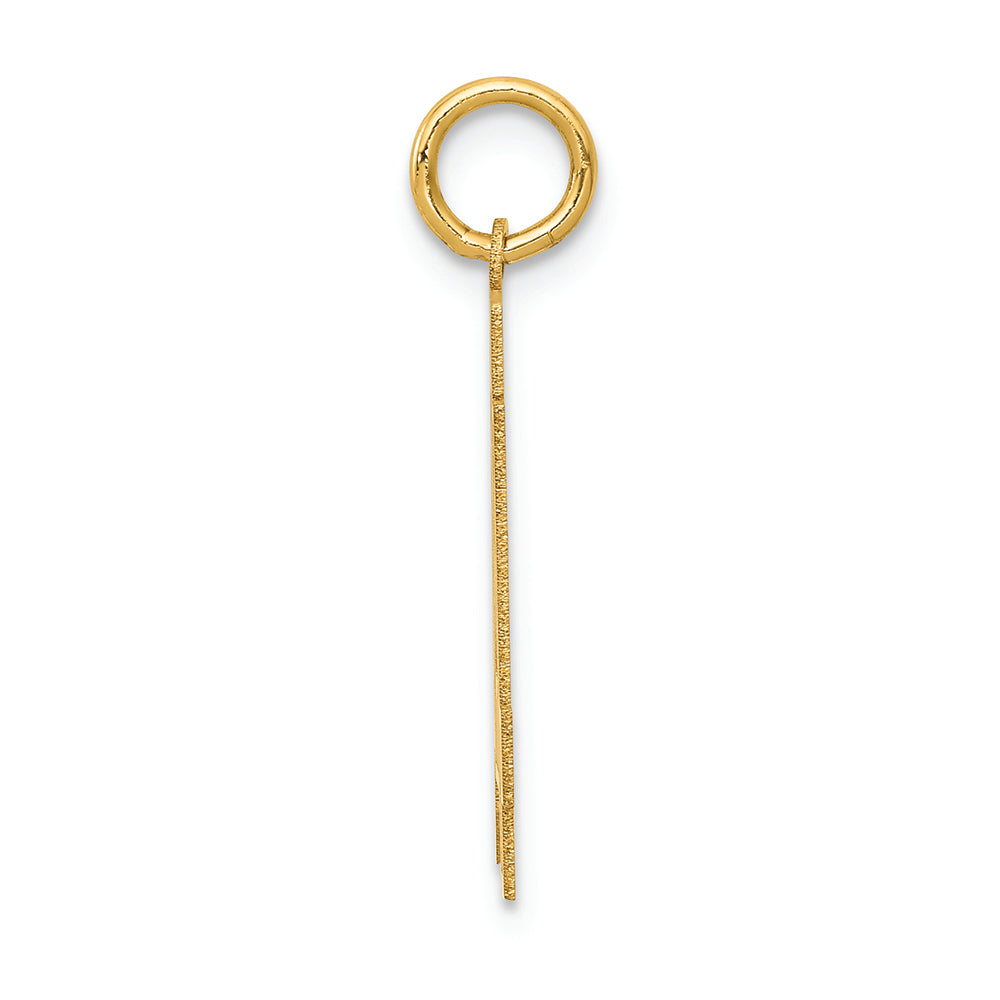 FJC Finejewelers 14k Yellow Gold Medium Satin Number 94 Charm