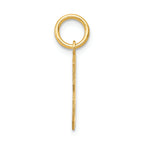 FJC Finejewelers 14k Yellow Gold Small Satin Number 3 Charm