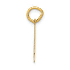 FJC Finejewelers 14k Yellow Gold Small Satin Number 4 Charm