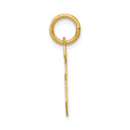 FJC Finejewelers 14k Yellow Gold Small Satin Number 5 Charm