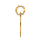 FJC Finejewelers 14k Yellow Gold Small Satin Number 8 Charm