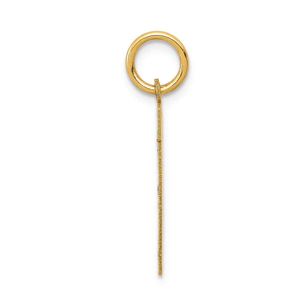 FJC Finejewelers 14k Yellow Gold Small Satin Number 11 Charm