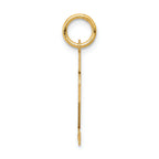 FJC Finejewelers 14k Yellow Gold Small Satin Number 12 Charm
