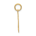 FJC Finejewelers 14k Yellow Gold Small Satin Number 20 Charm