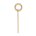 FJC Finejewelers 14k Yellow Gold Small Satin Number 21 Charm