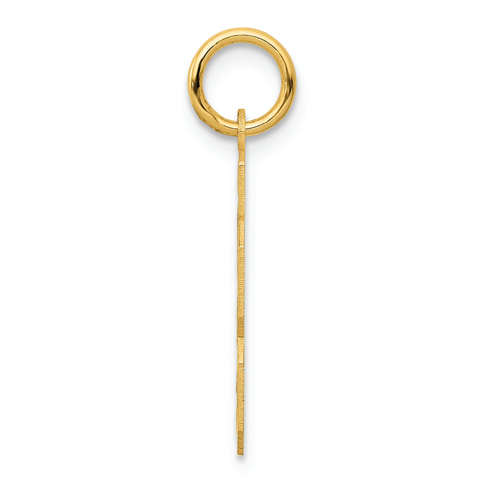 FJC Finejewelers 14k Yellow Gold Small Satin Number 23 Charm