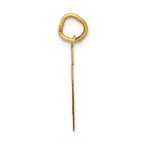 FJC Finejewelers 14k Yellow Gold Small Satin Number 27 Charm