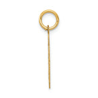FJC Finejewelers 14k Yellow Gold Small Satin Number 30 Charm