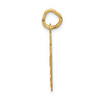 FJC Finejewelers 14k Yellow Gold Small Satin Number 40 Charm