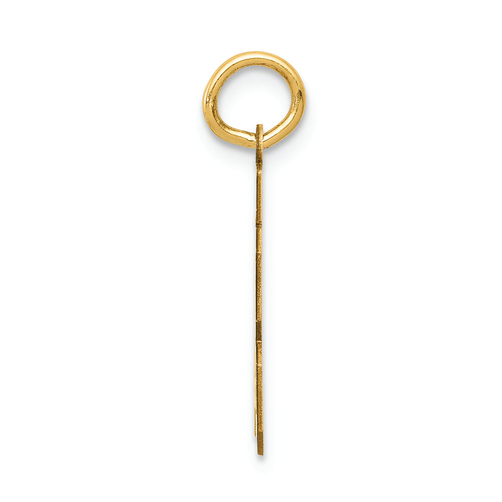 FJC Finejewelers 14k Yellow Gold Small Satin Number 83 Charm